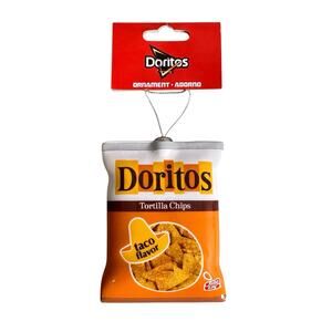 Doritos Taco Flavor Tortilla Chips Decoupage Holiday Christmas Tree Ornament RUZ